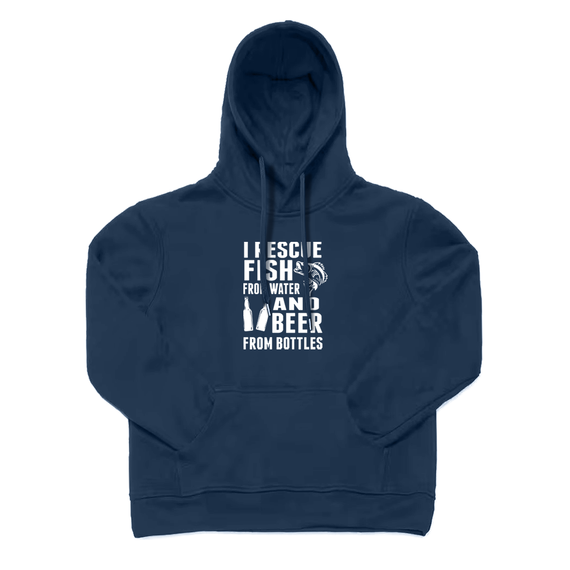 I Rescue Fish From Water and Beer From Bottles Hoodie