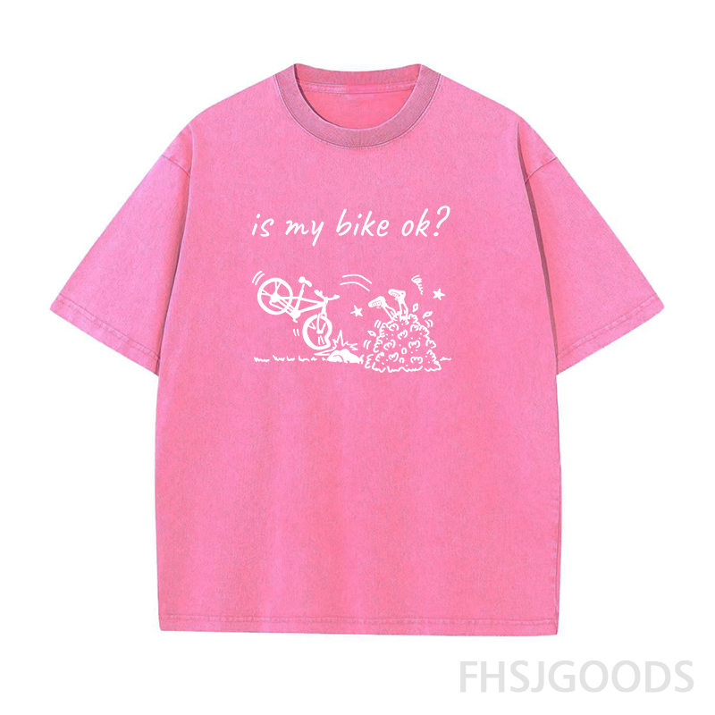 Is My Bike Ok Unisex Distressed T-Shirt