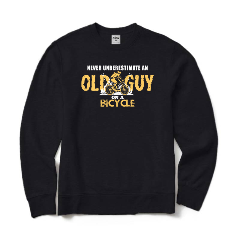 Funny Bicycle Crewneck Sweatshirt
