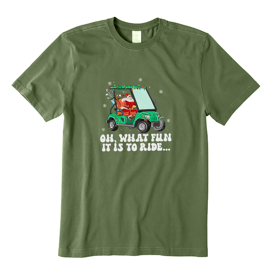 Santa Golf Christmas T-Shirt