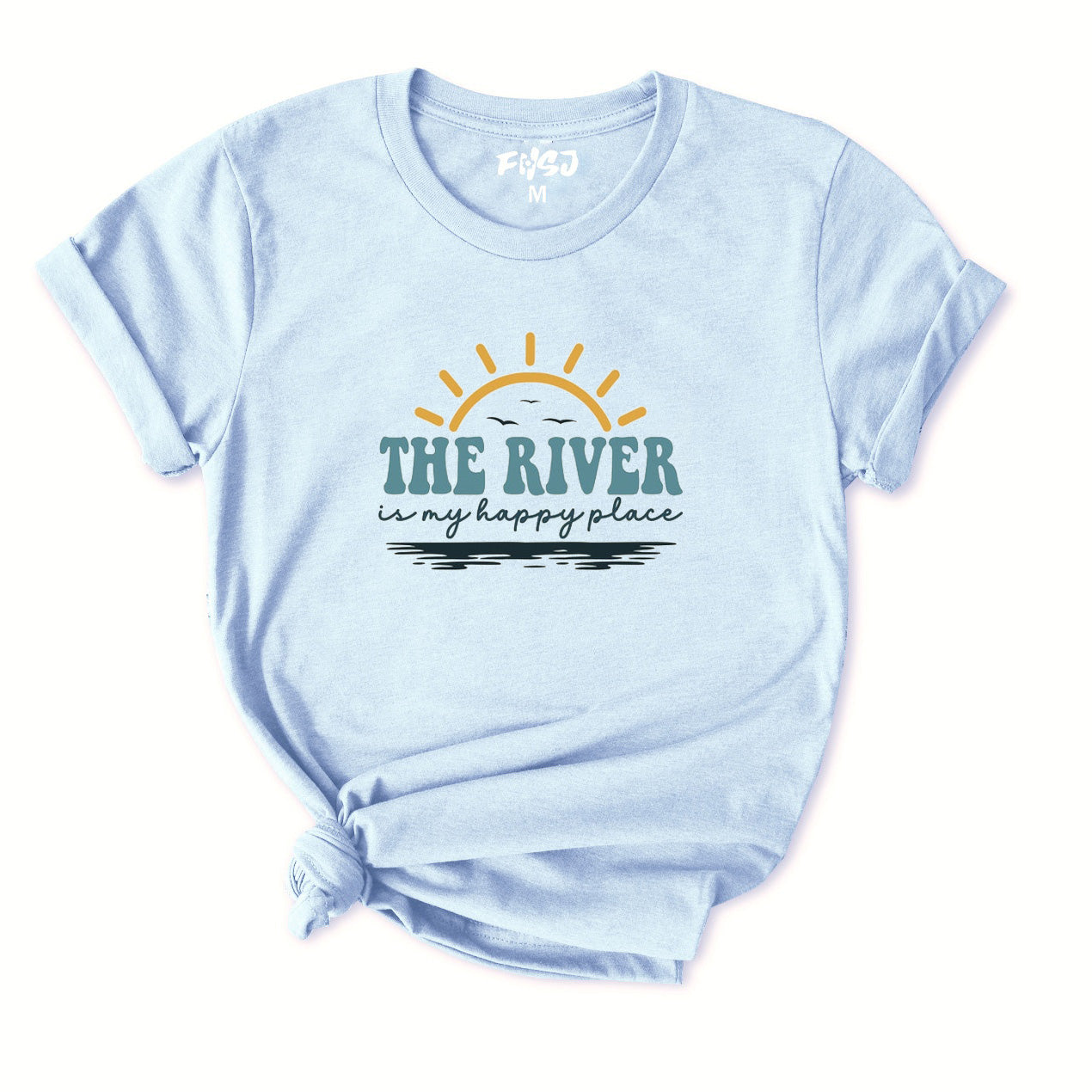 The River Is My Happy Place T-Shirt for Women