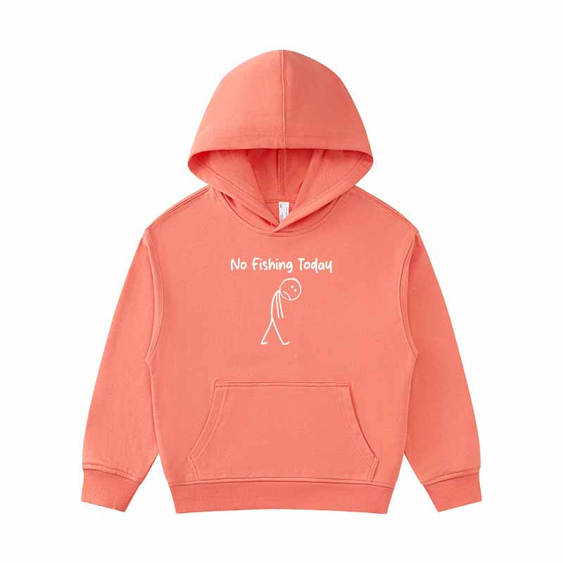 No Fishing Today Kid's Hoodie