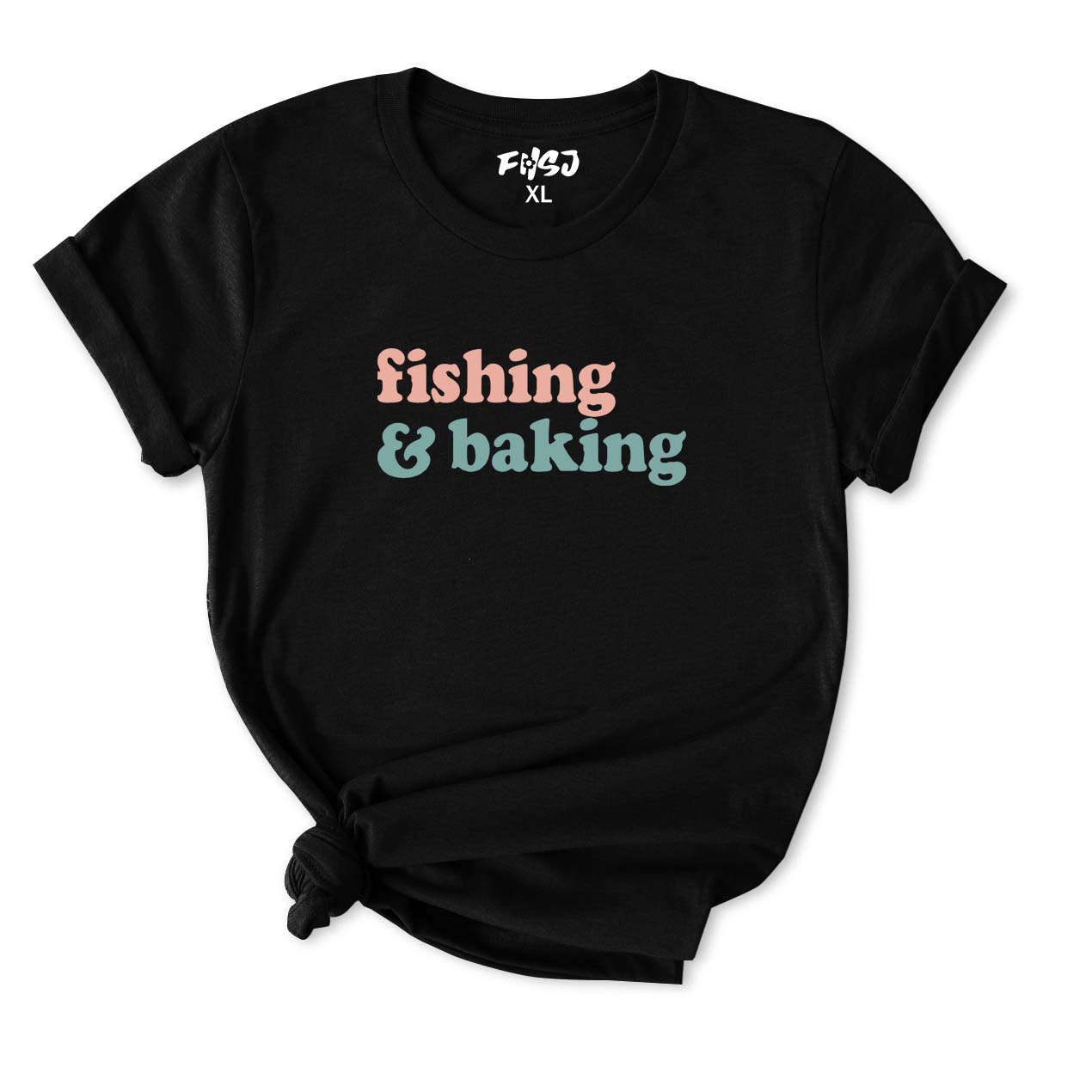 Fishing and Baking T-Shirt for Women