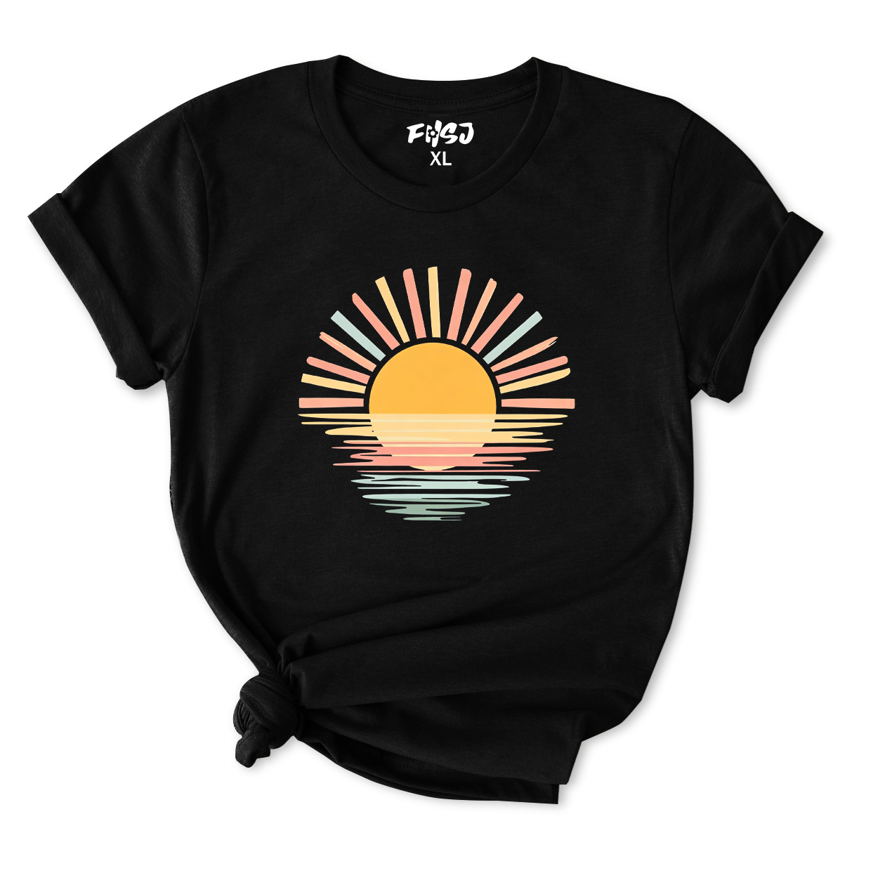 Retro Sun & Sea T-Shirt for Women