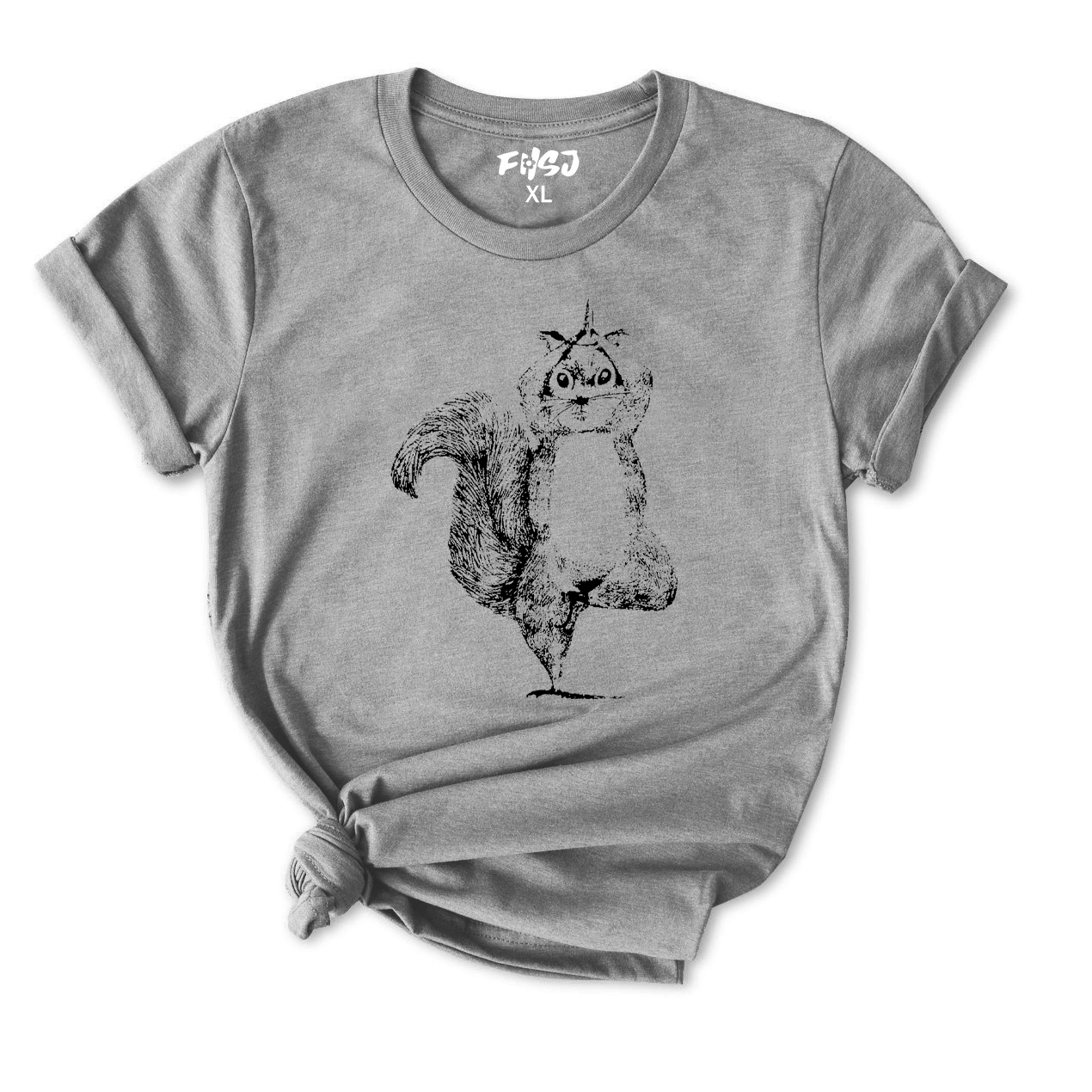 Squirrel Yoga T-Shirt for Women