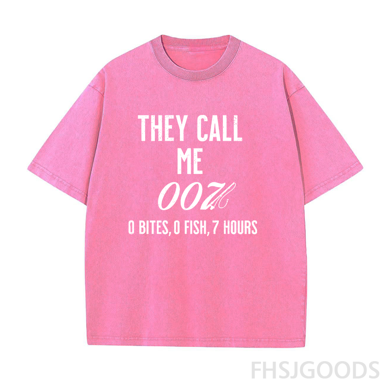They Call Me 007 Unisex Distressed T-Shirt