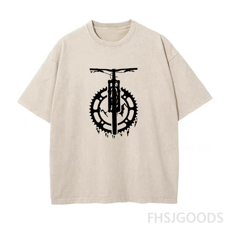 Bike Unisex Distressed T-Shirt