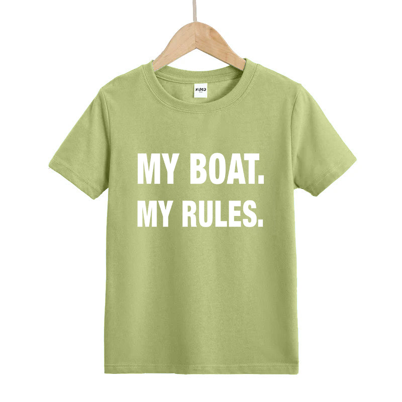 My Boat My Rules Kids T-Shirt