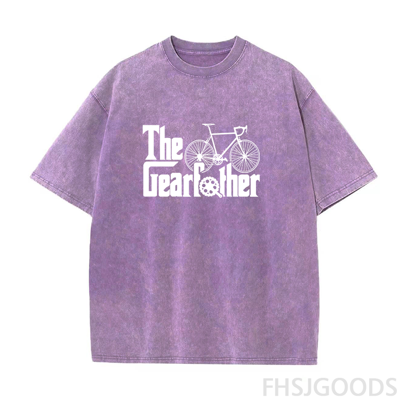 The Gearfather Cycling Unisex Distressed T-Shirt
