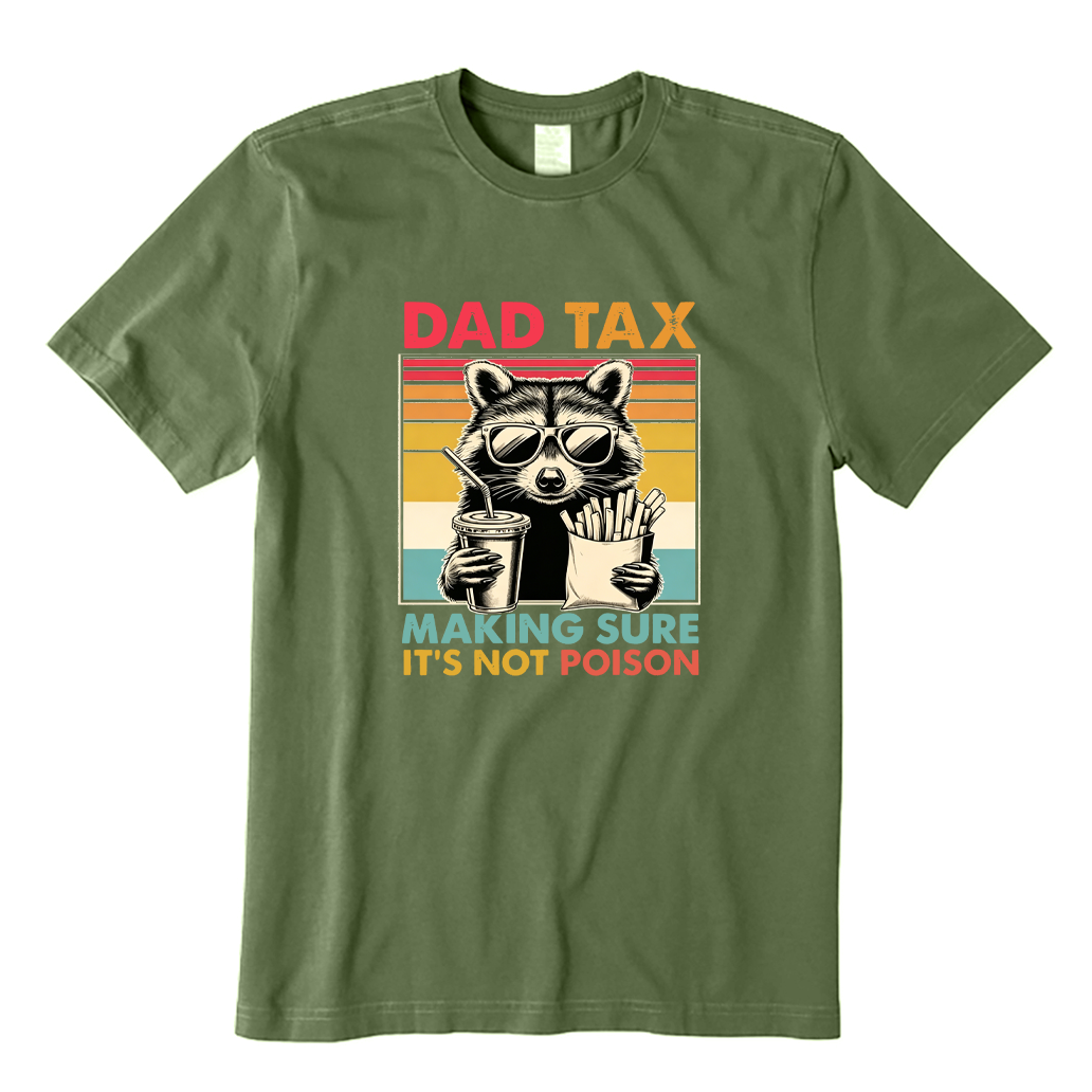 Dad Tax Raccoon Fast Food T-shirt