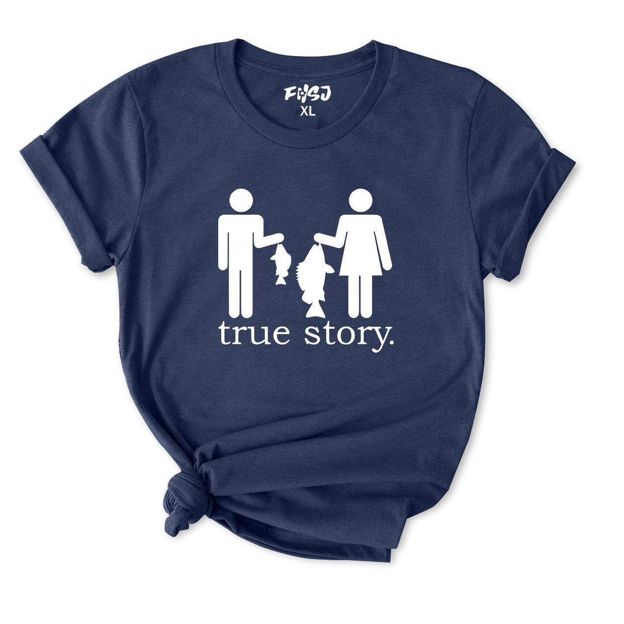 True Story Fishing T-Shirt for Women