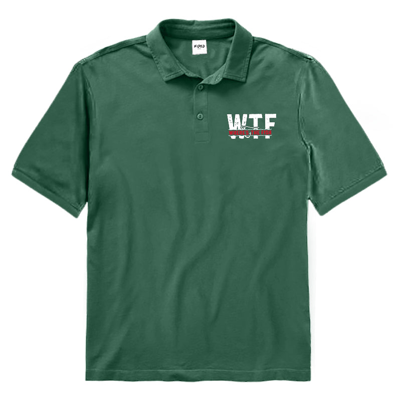 WTF Where's The Fish Polo Shirt