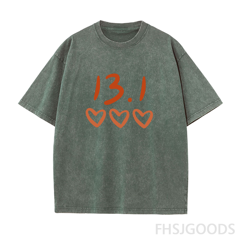 Half Marathon Runner Unisex Distressed T-Shirt