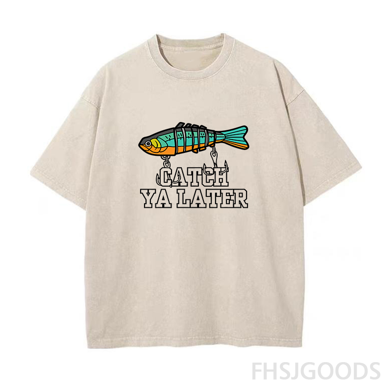 Catch You Later Unisex Distressed T-Shirt