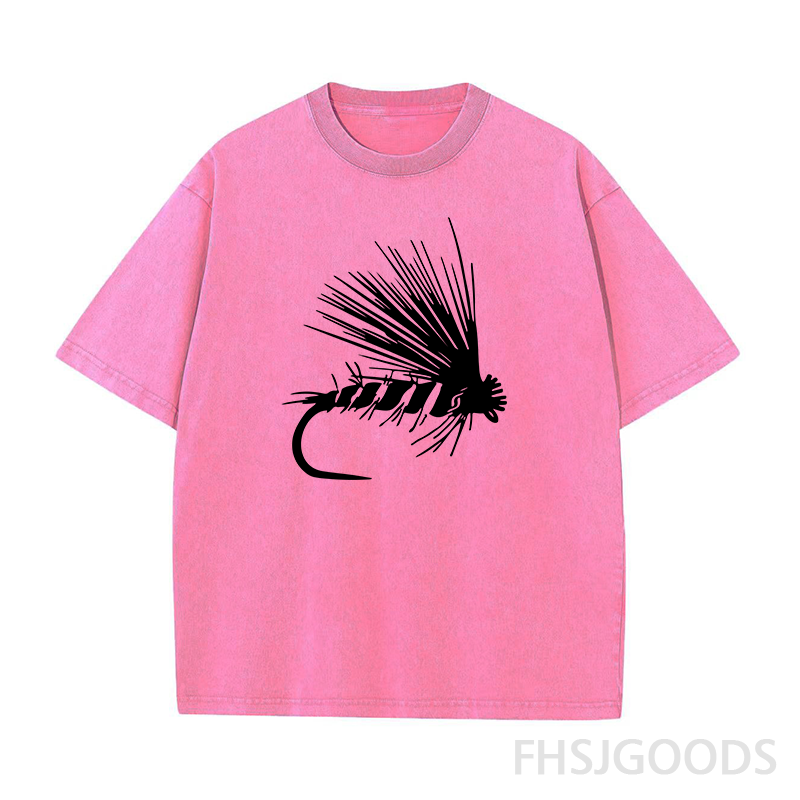 Fly Fishing Fly Unisex Distressed T-Shirt