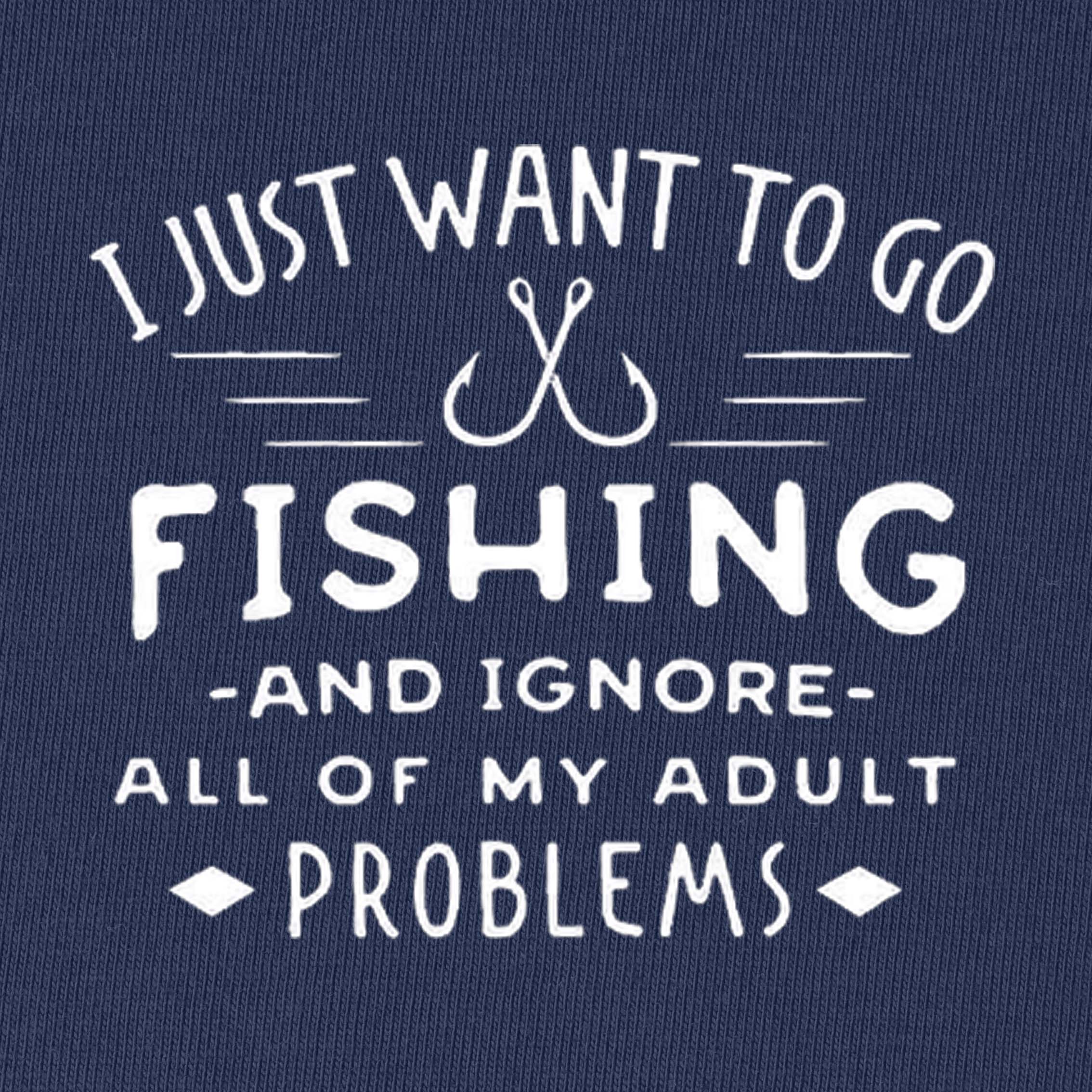 I Just Want To Go Fishing T-Shirt for Women