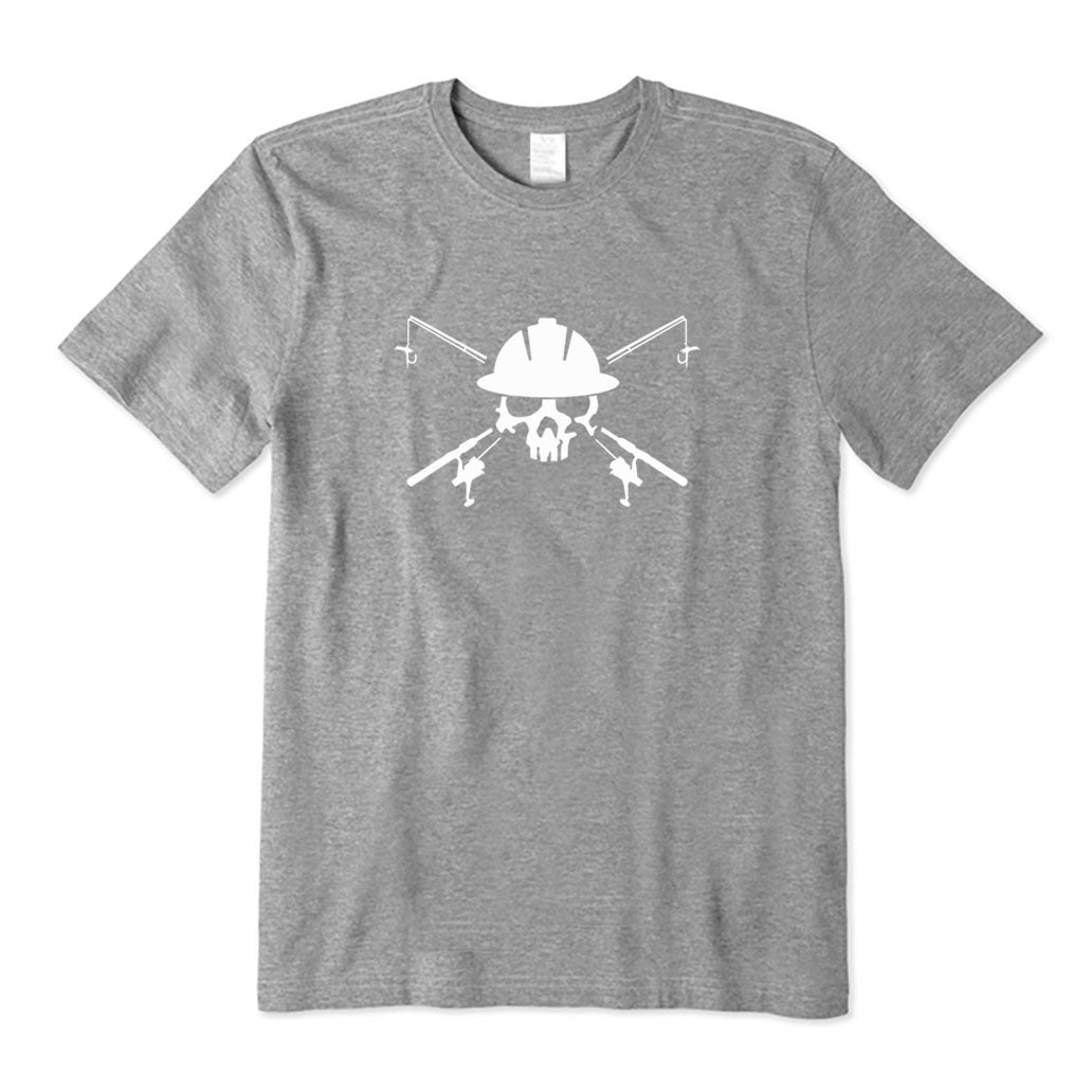 Fishing Skull and Poles T-Shirt