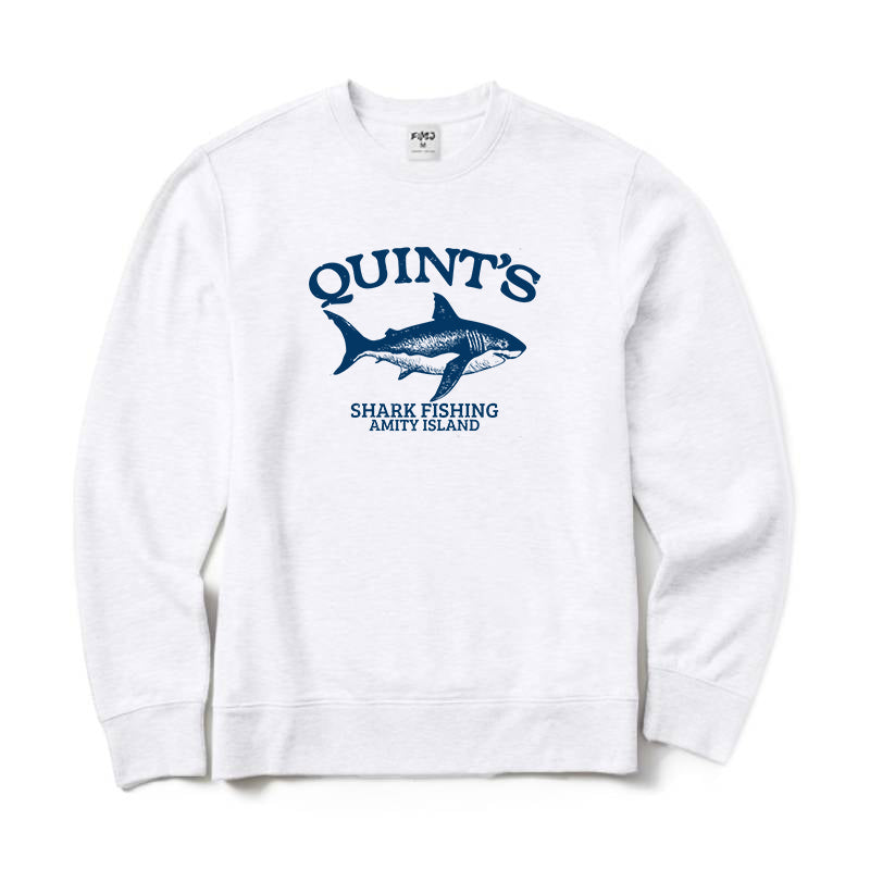 Quint's Shark Fishing Crewneck Sweatshirt