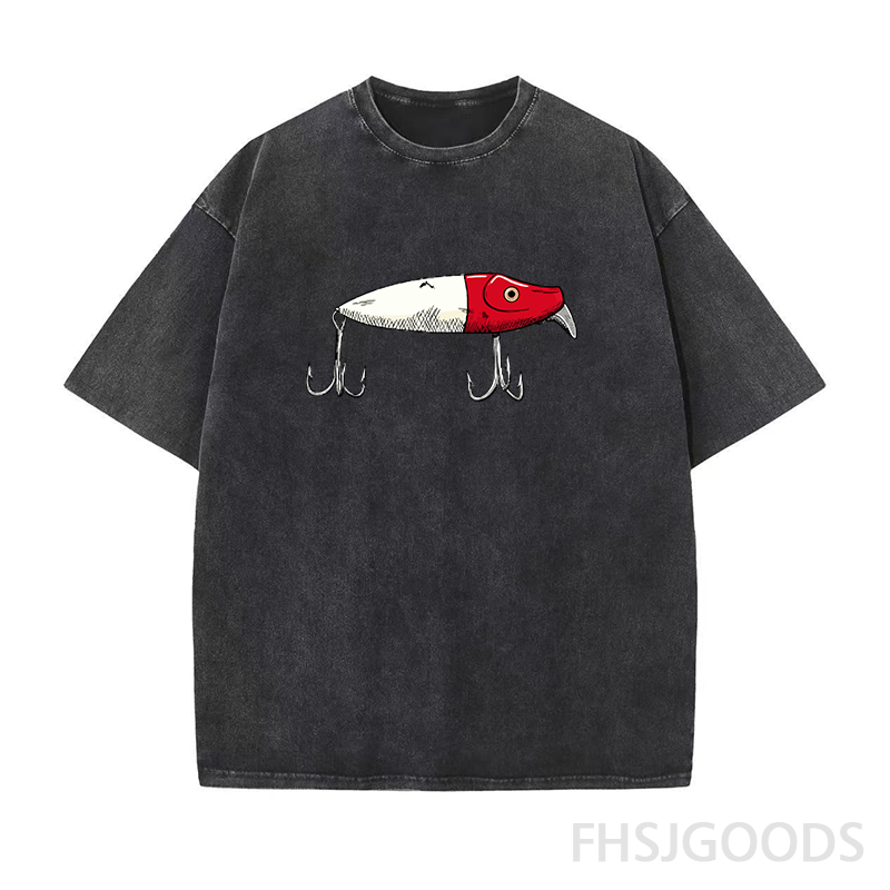 Vintage Fishing Lure Unisex Distressed T-Shirt