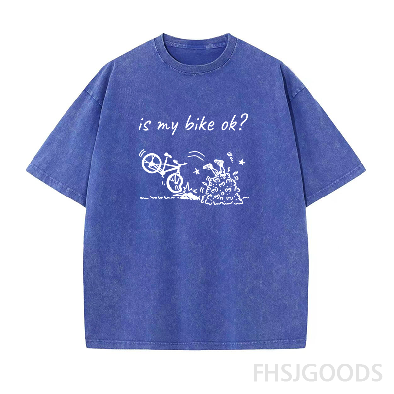 Is My Bike Ok Unisex Distressed T-Shirt