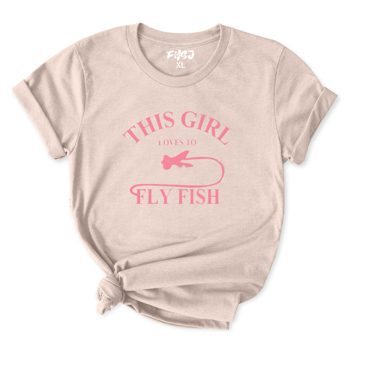 This Girl Loves To Fly Fish Fishing T-Shirt for Women