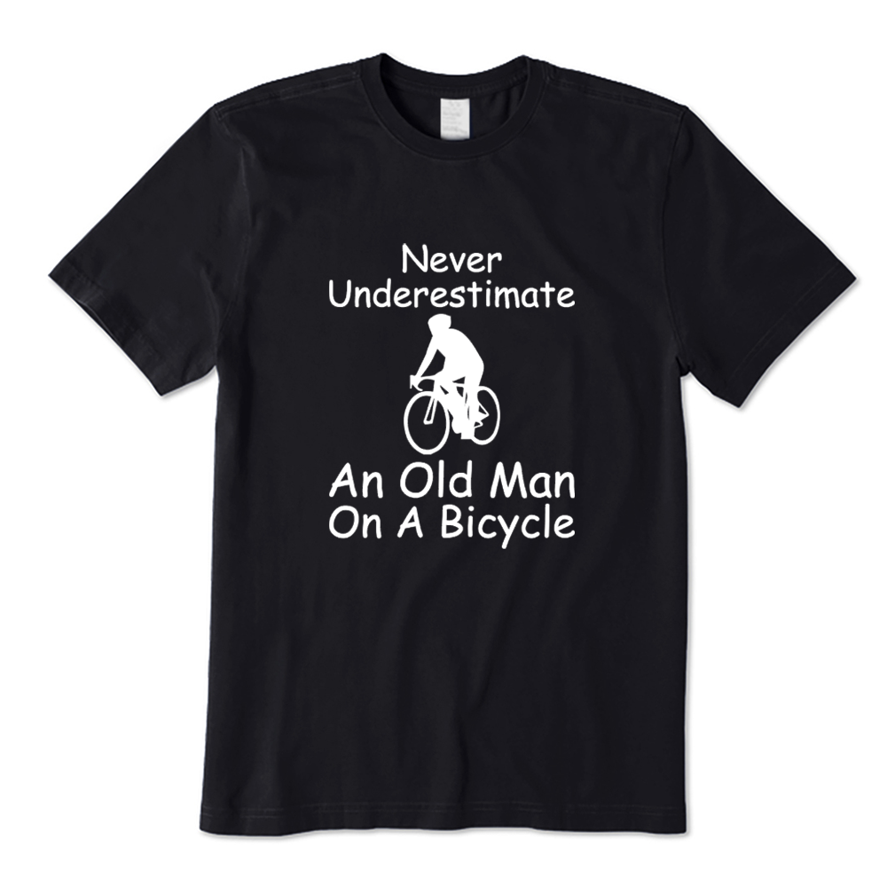 Cycling Lover Never Underestimate An Old Man On A Bicycle T-Shirt