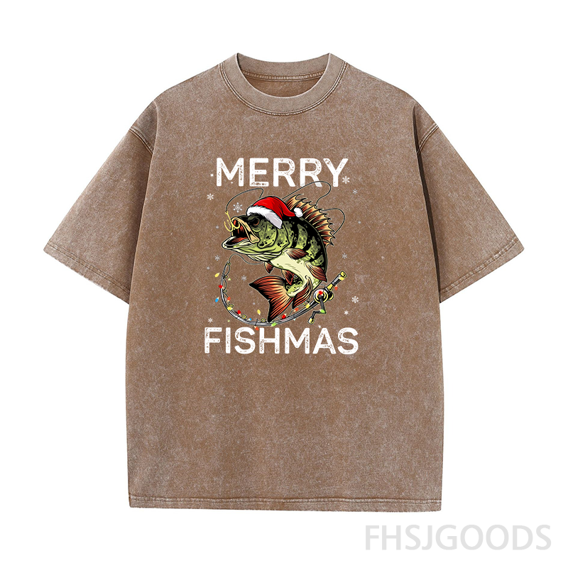 Merry Christmas Unisex Distressed T-Shirt