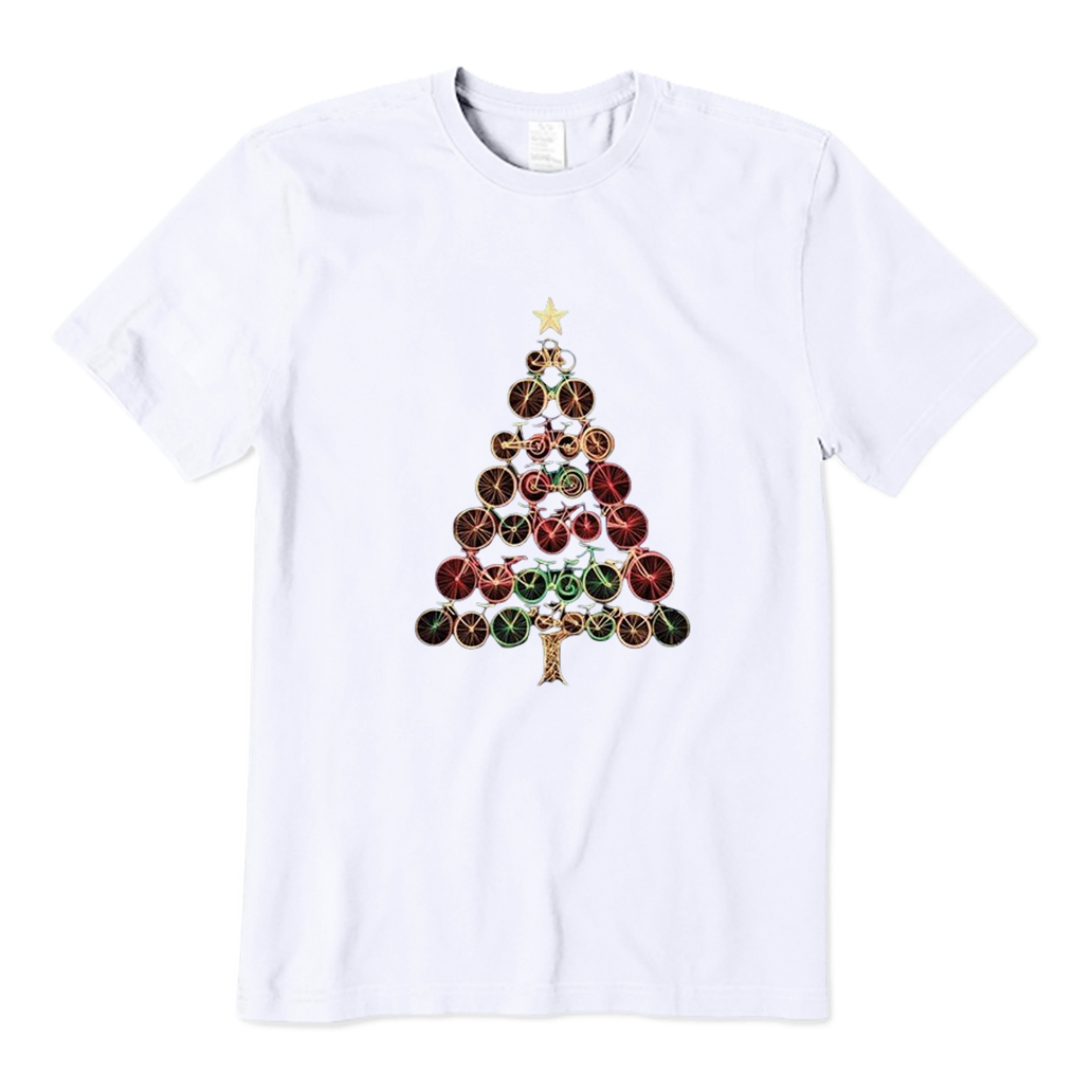 Christmas Bike Tree T-Shirt