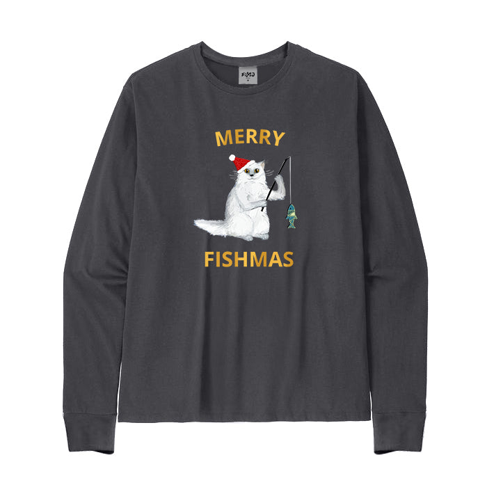 Merry Fishmas Long Sleeve T-Shirt