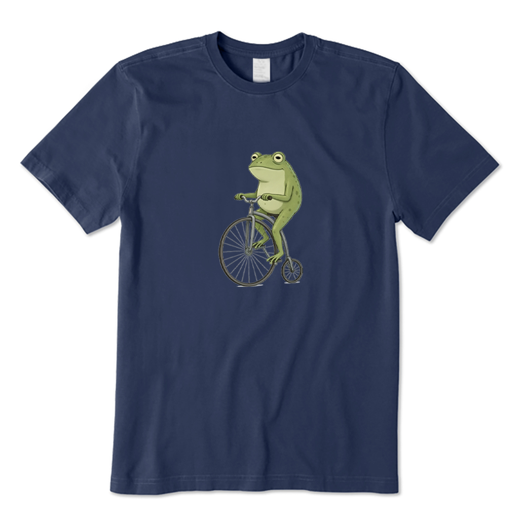 Frog on A Penny Farthing Bicycle T-shirt