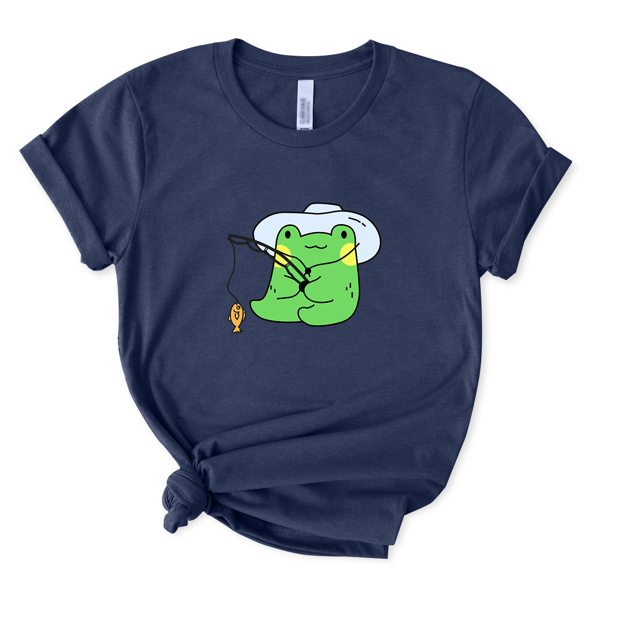 Frog Fishing T-Shirt for women