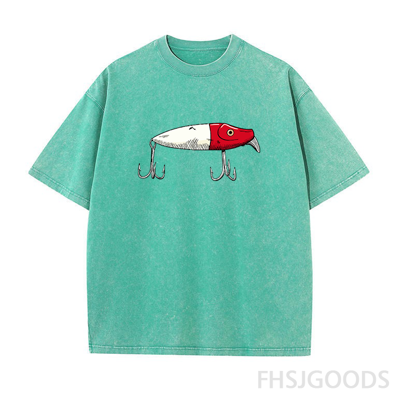 Vintage Fishing Lure Unisex Distressed T-Shirt