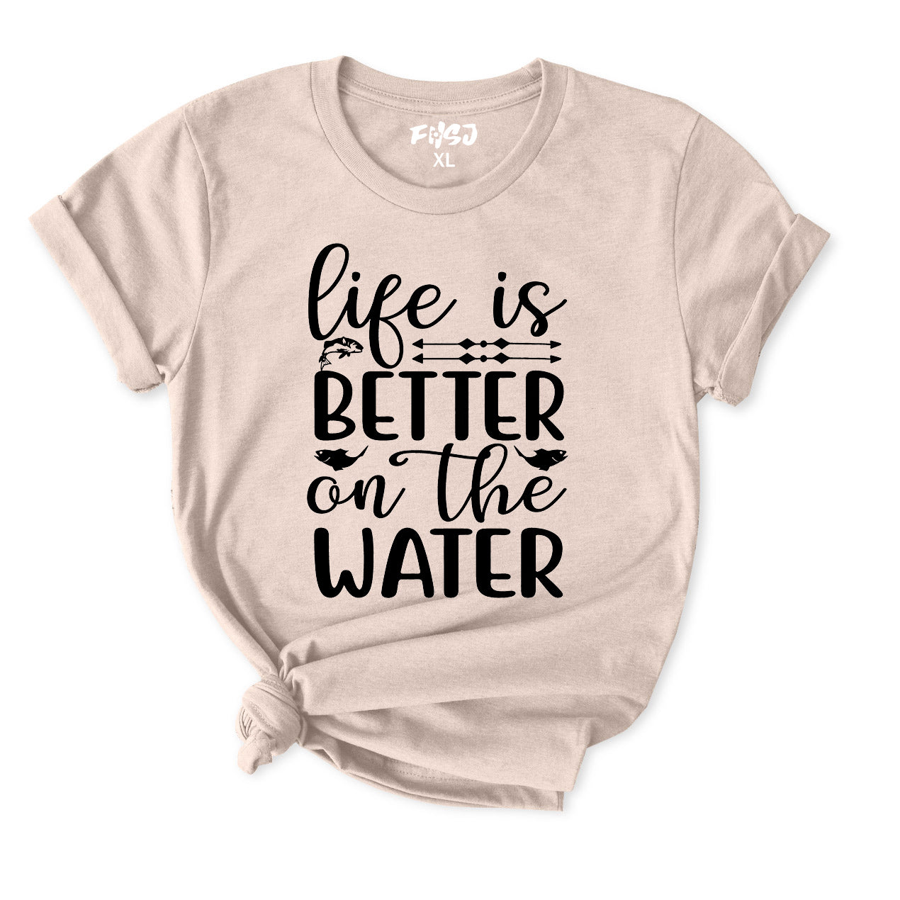 Lite Is Better On The Water T-Shirt for Women