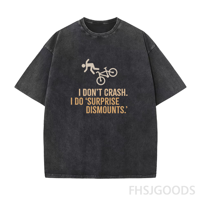 Surprise Dismount Bike Unisex Distressed T-Shirt