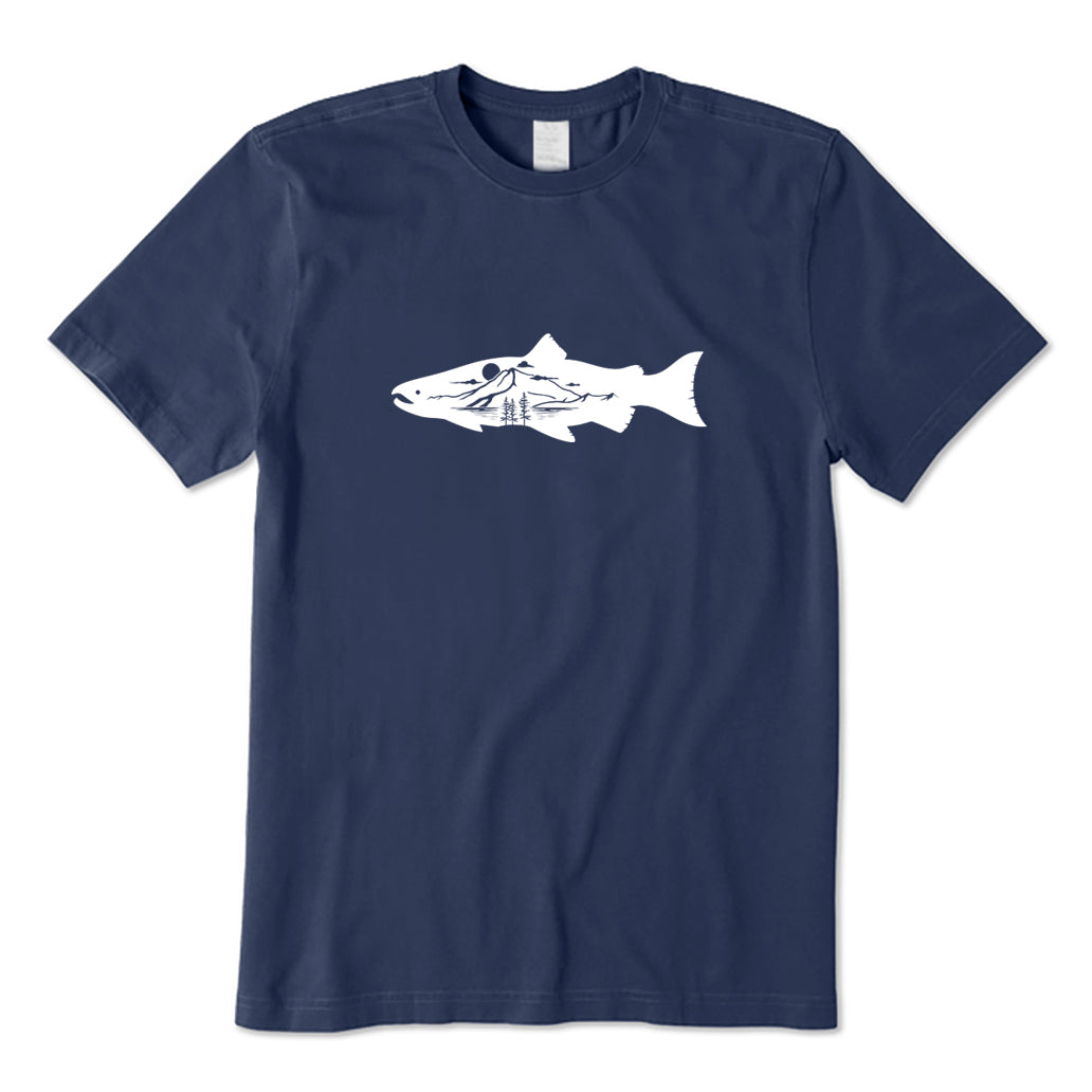 Salmon Mountains Sun Lake  T-Shirt