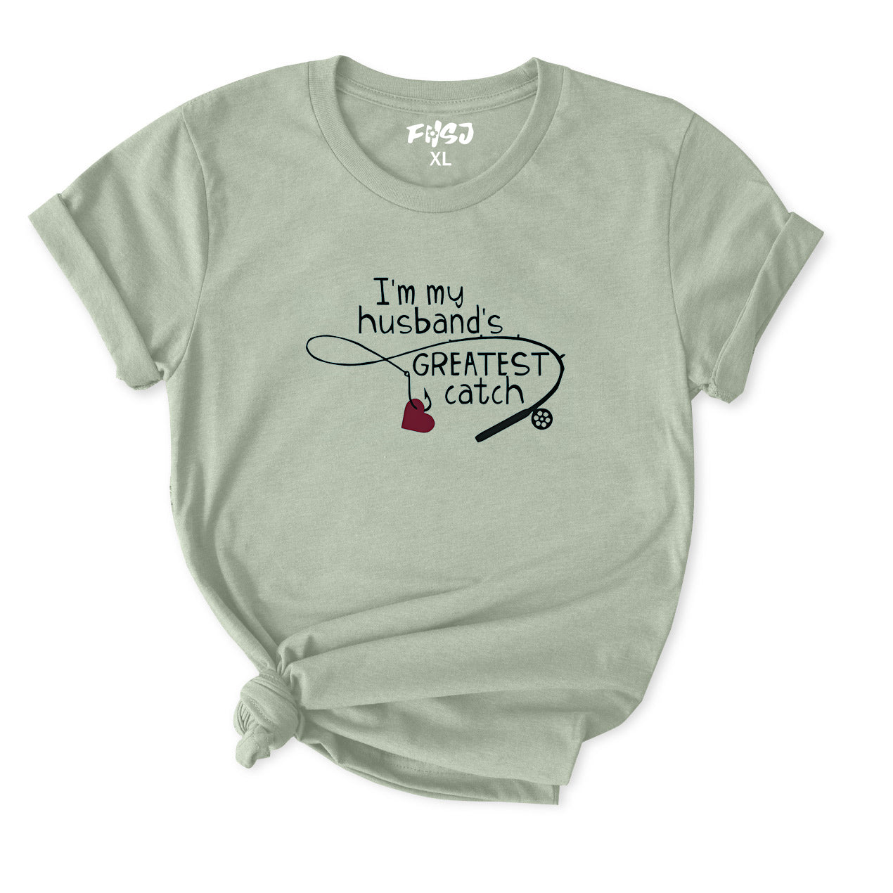 I'm My Husband's Greatest Catch T-Shirt for Women