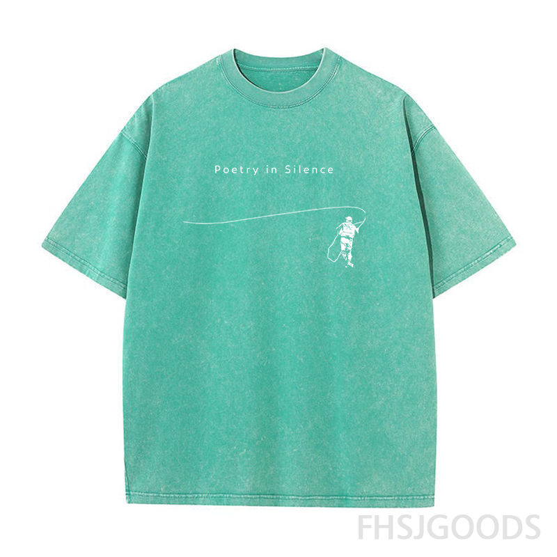Fly Fishing Unisex Distressed T-Shirt