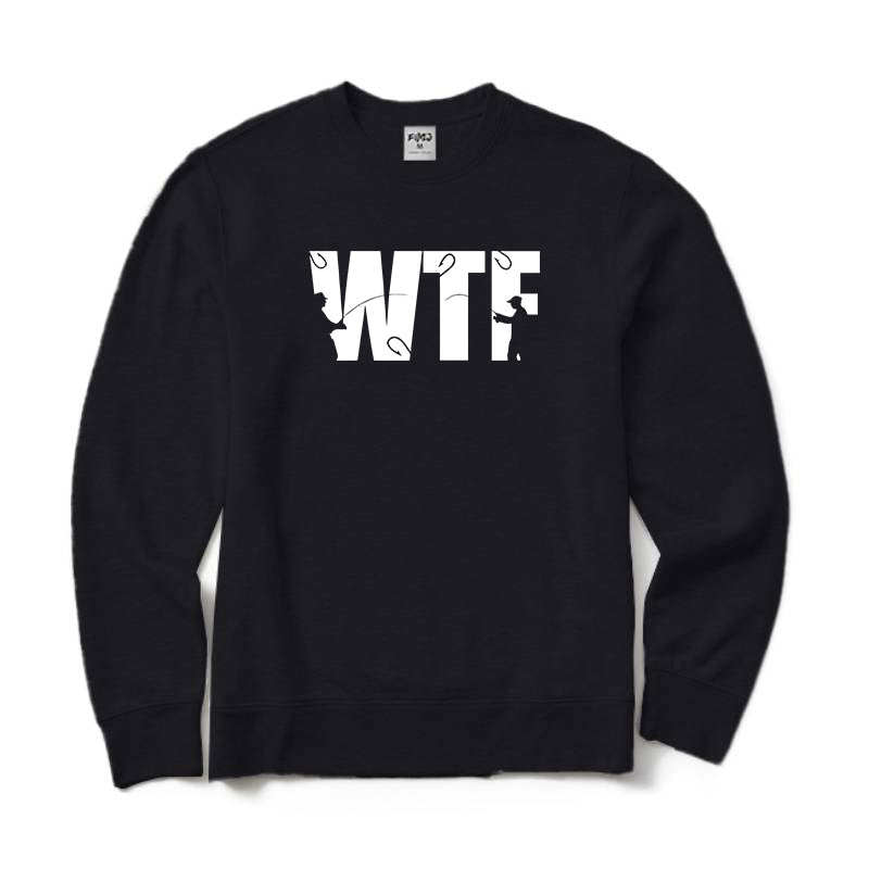 WTF Fishing Crewneck Sweatshirt