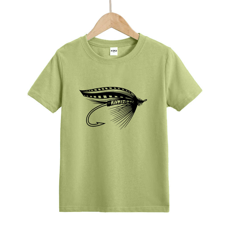Fly Fishing Dry Fly Kids T-Shirt