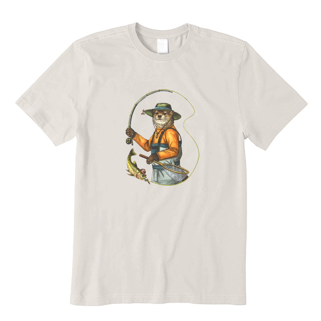 Otter Fishing T-Shirt