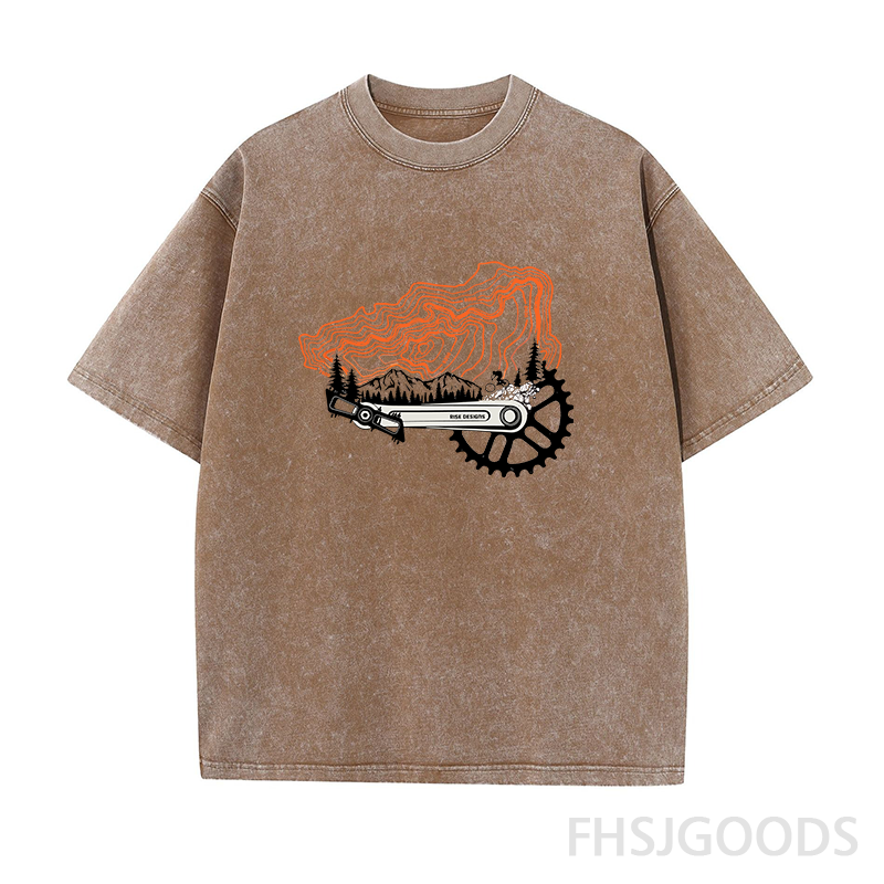 Chasing The Track BIKE Unisex Distressed T-Shirt