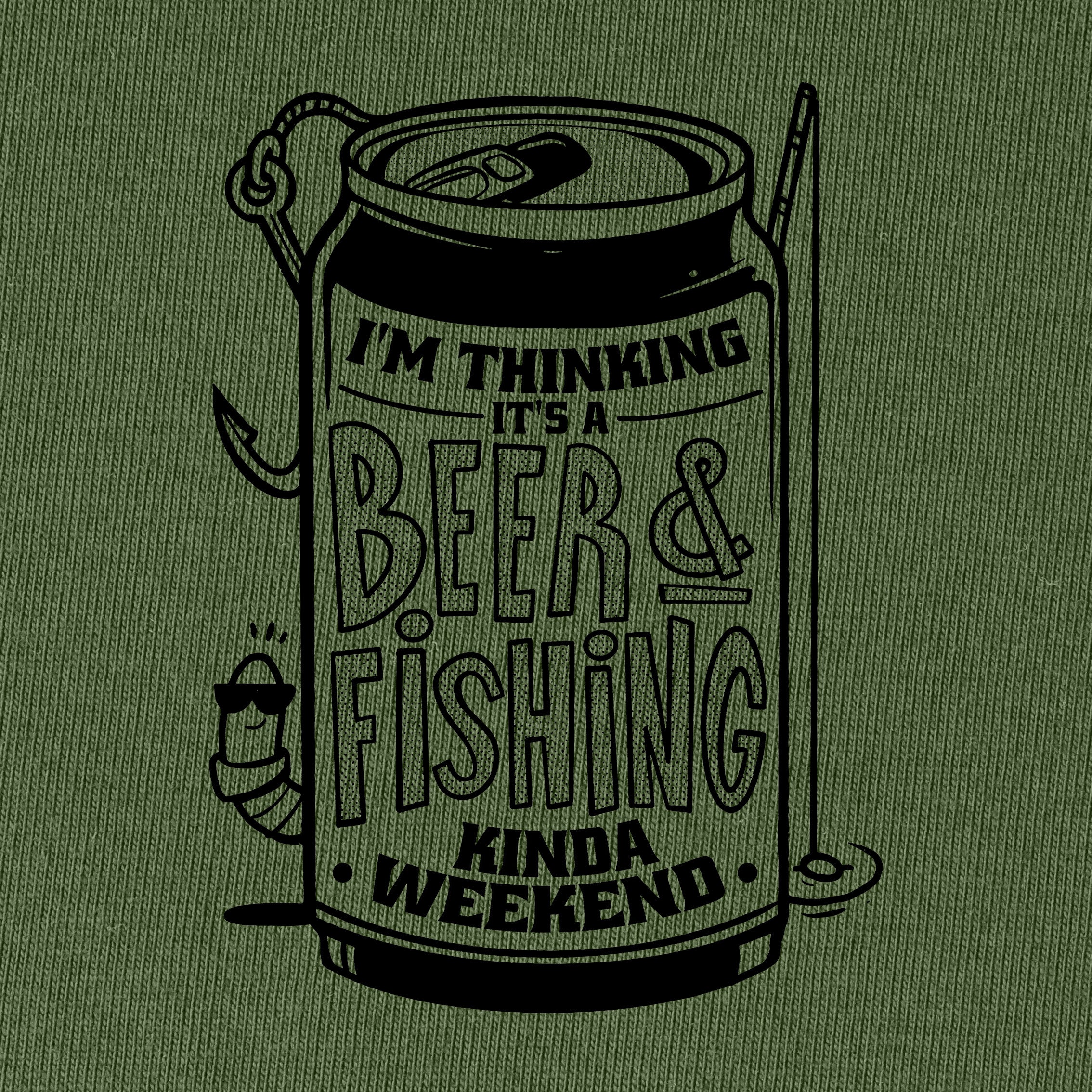 beer and fishing T-Shirt