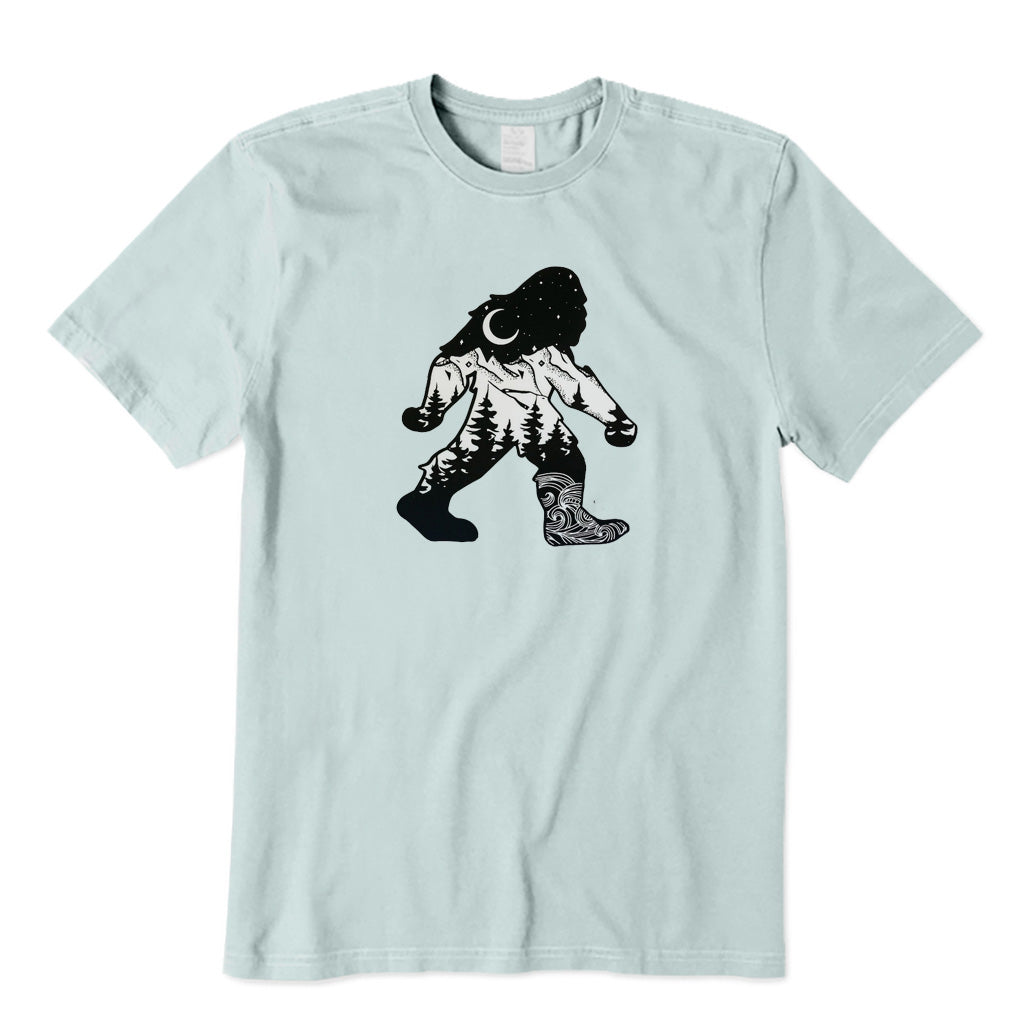 Rivers Mountains Forests and Bigfoot T-Shirt