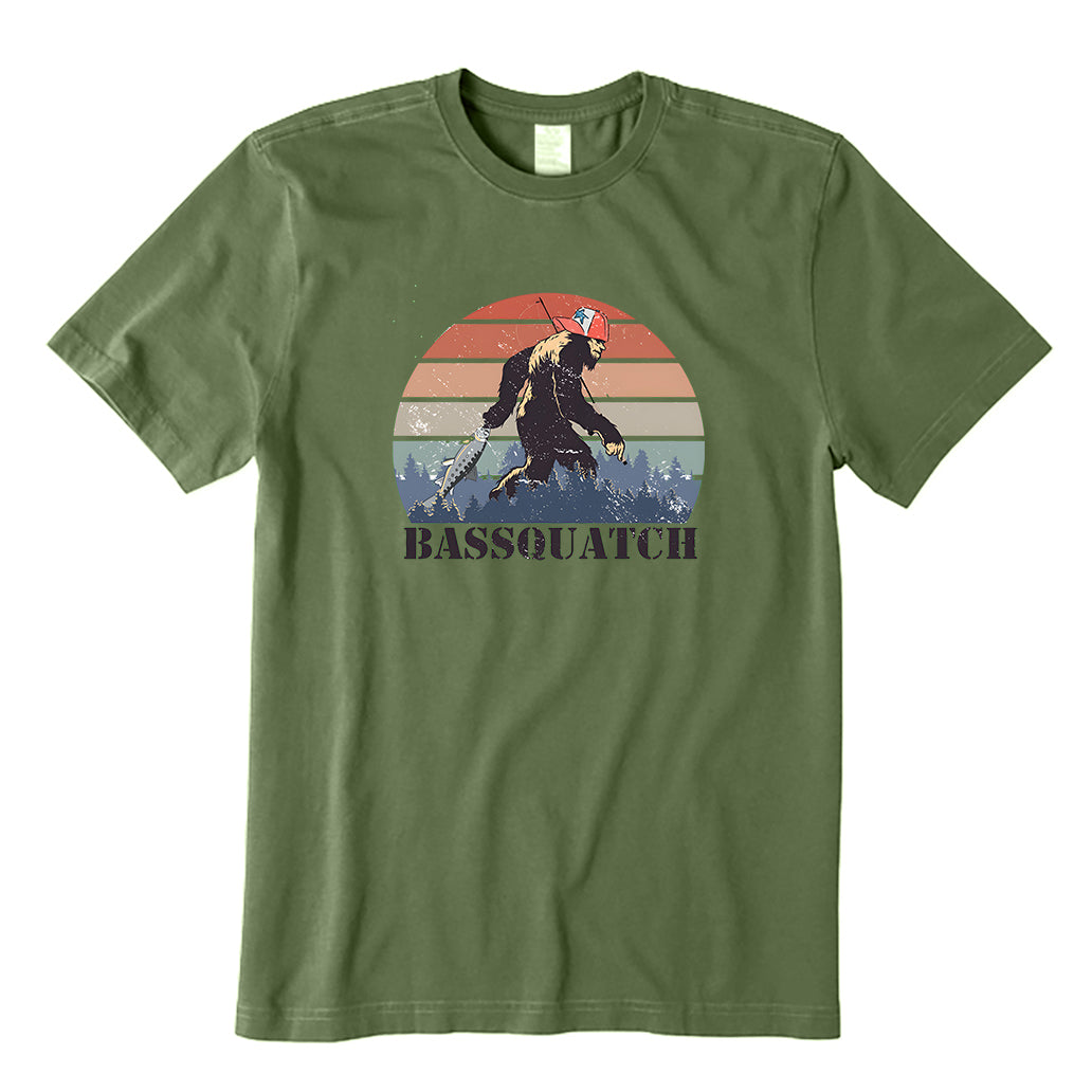 Bassquatch Bigfoot T-Shirt