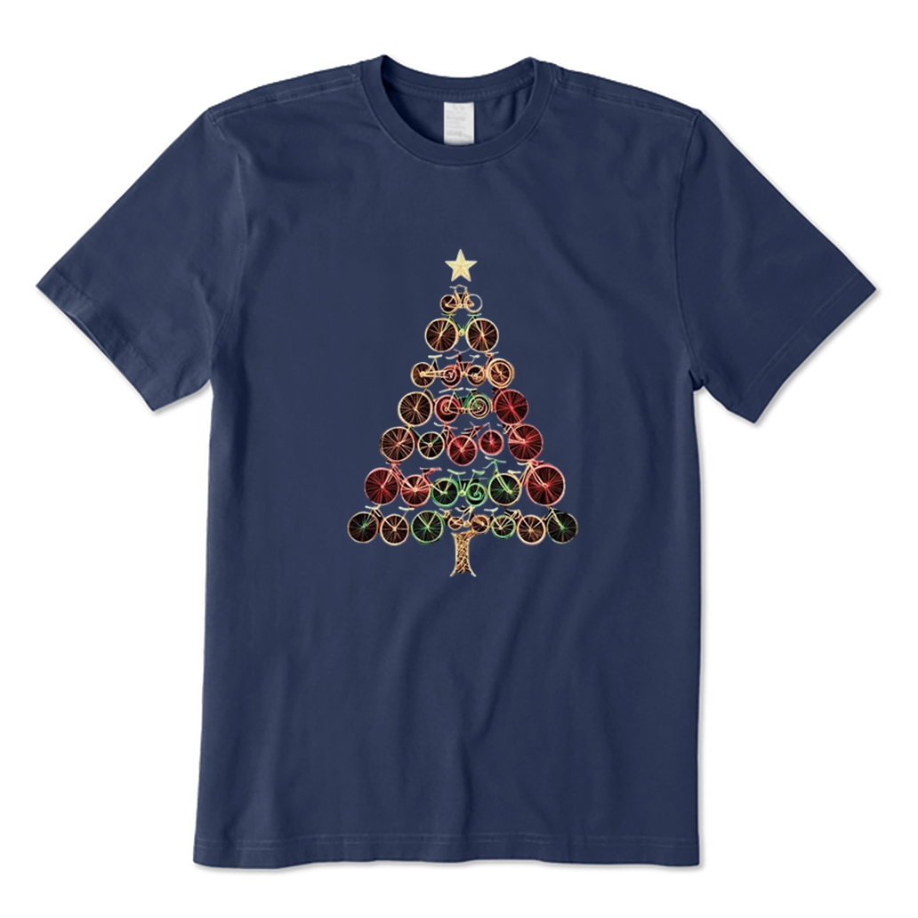 Christmas Bike Tree T-Shirt