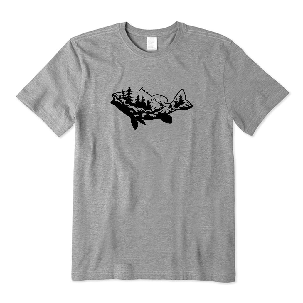 Bass Fishing Scape T-Shirt