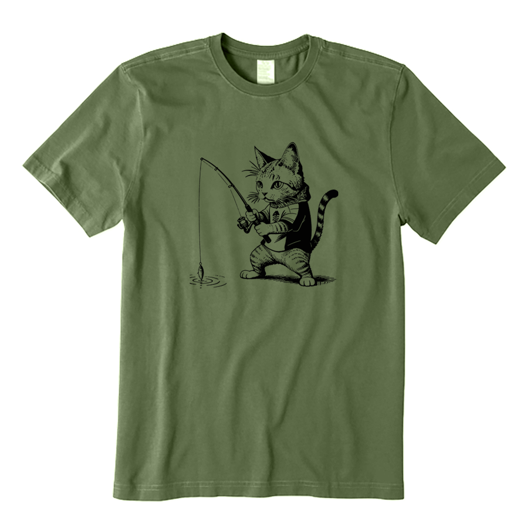 Fishing Cat T-shirt