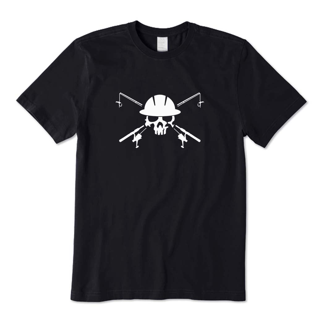 Fishing Skull and Poles T-Shirt