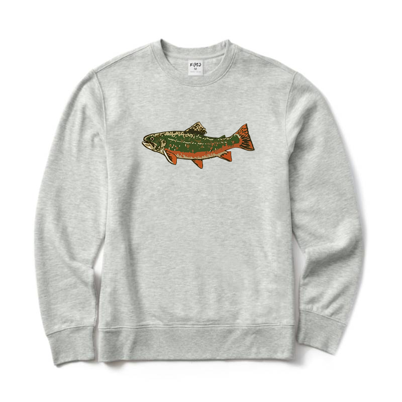 Vintage Brook Trout Crewneck Sweatshirt