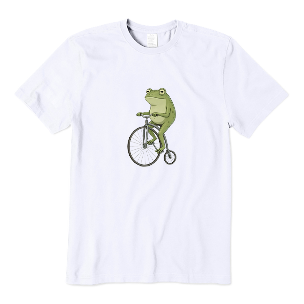 Frog on A Penny Farthing Bicycle T-shirt